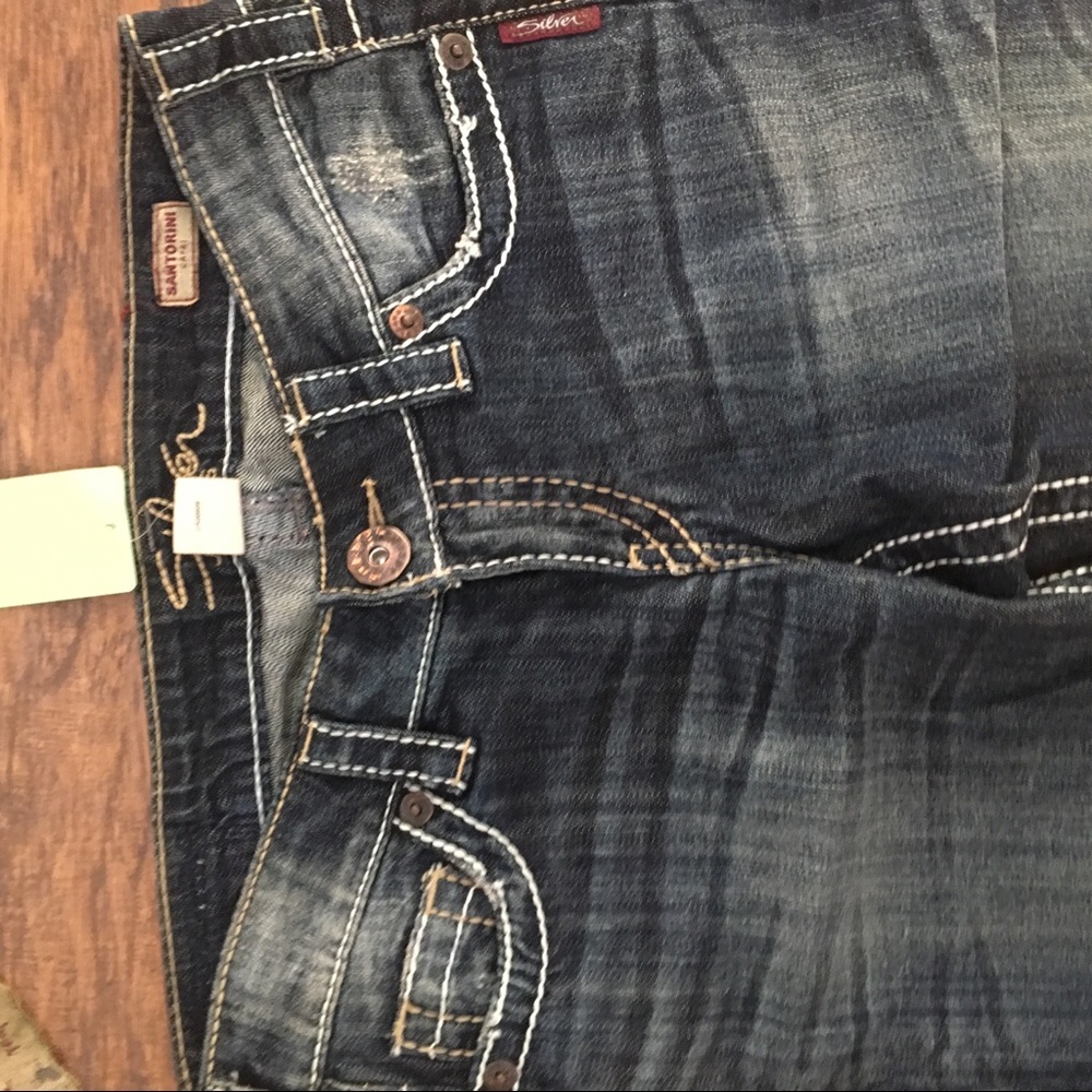 Silver jeans Sz 27 crop